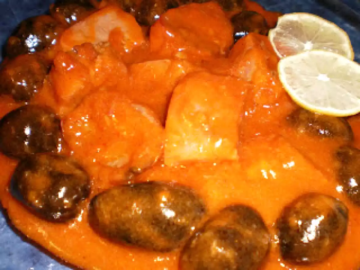 Limba de porc cu masline