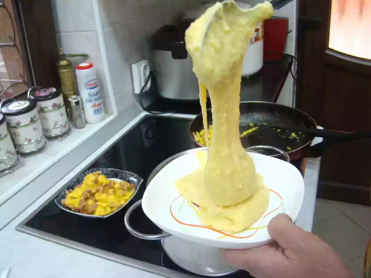 M.B.S. mamaliguta cu branza si smantana - poza 2