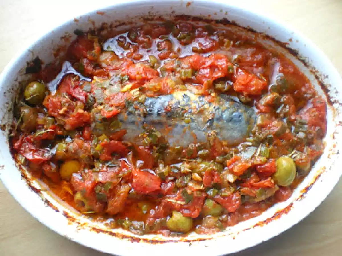 Macrou cu sos la cuptor - poza 6