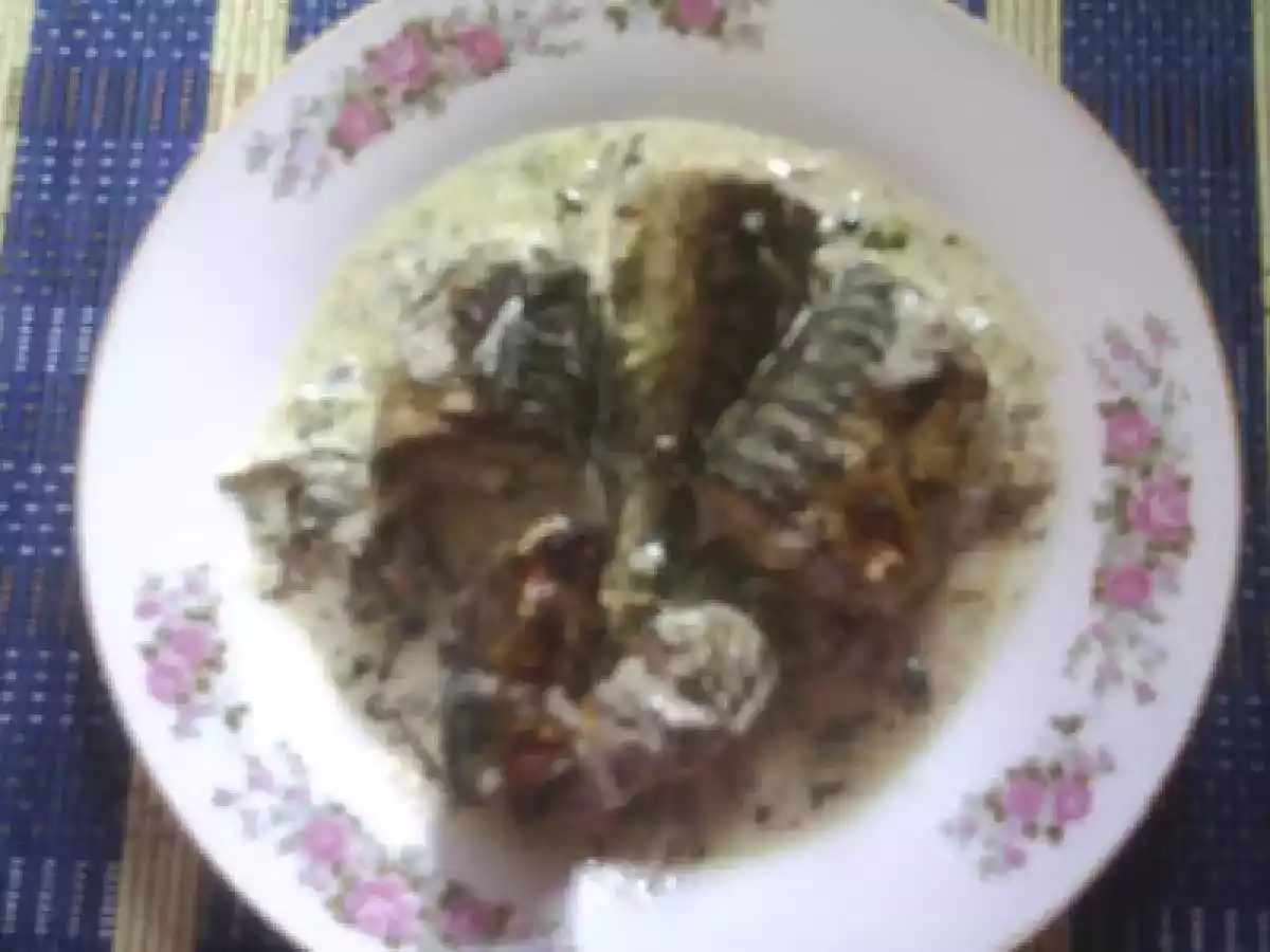 MACROU LA CUPTOR CU SOS ALB