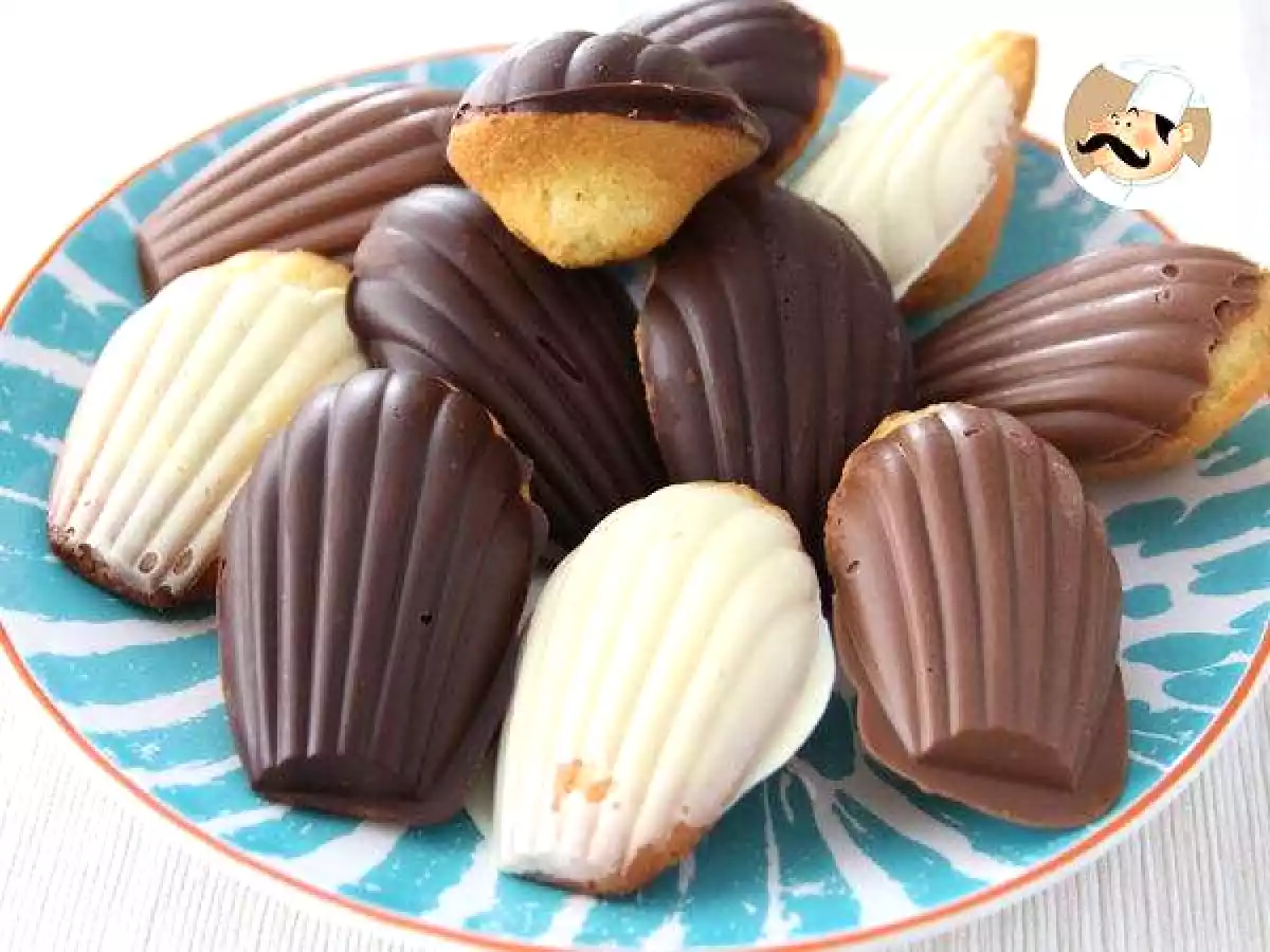 Madeleines cu ciocolata