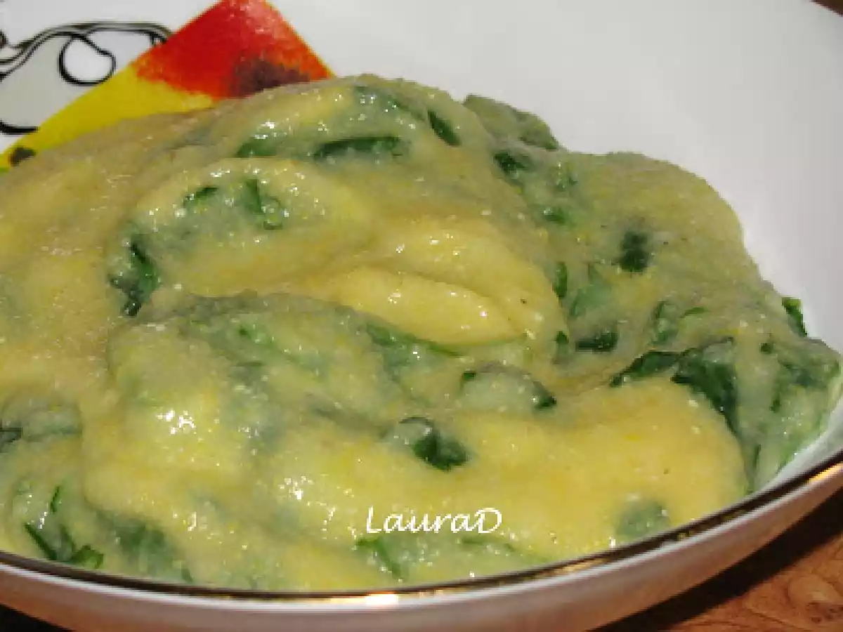 Mamaliga cremoasa cu spanac - poza 6