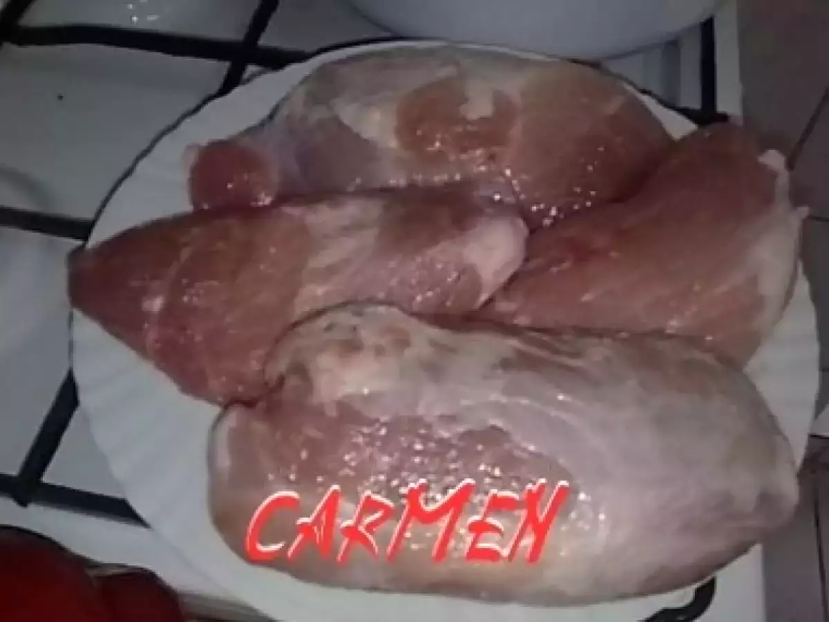 Mancare de cartofi, cu rasol alb de porc - poza 3