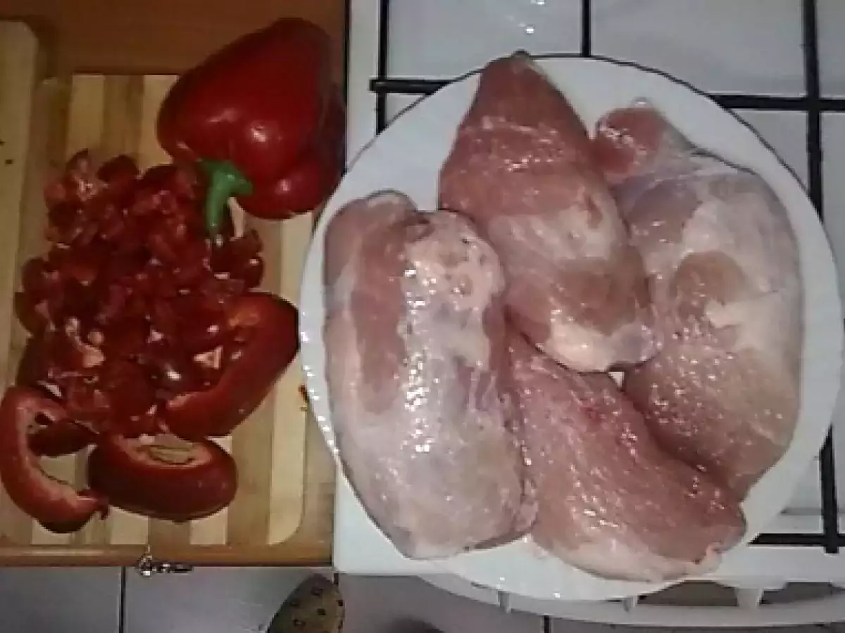 Mancare de cartofi, cu rasol alb de porc - poza 12