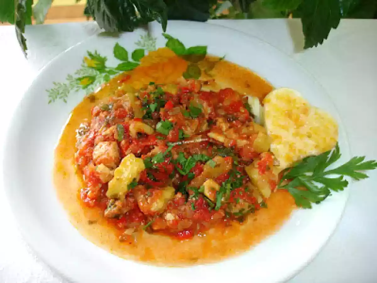 Mancare de dovlecei cu piept de pui si rosii - poza 4