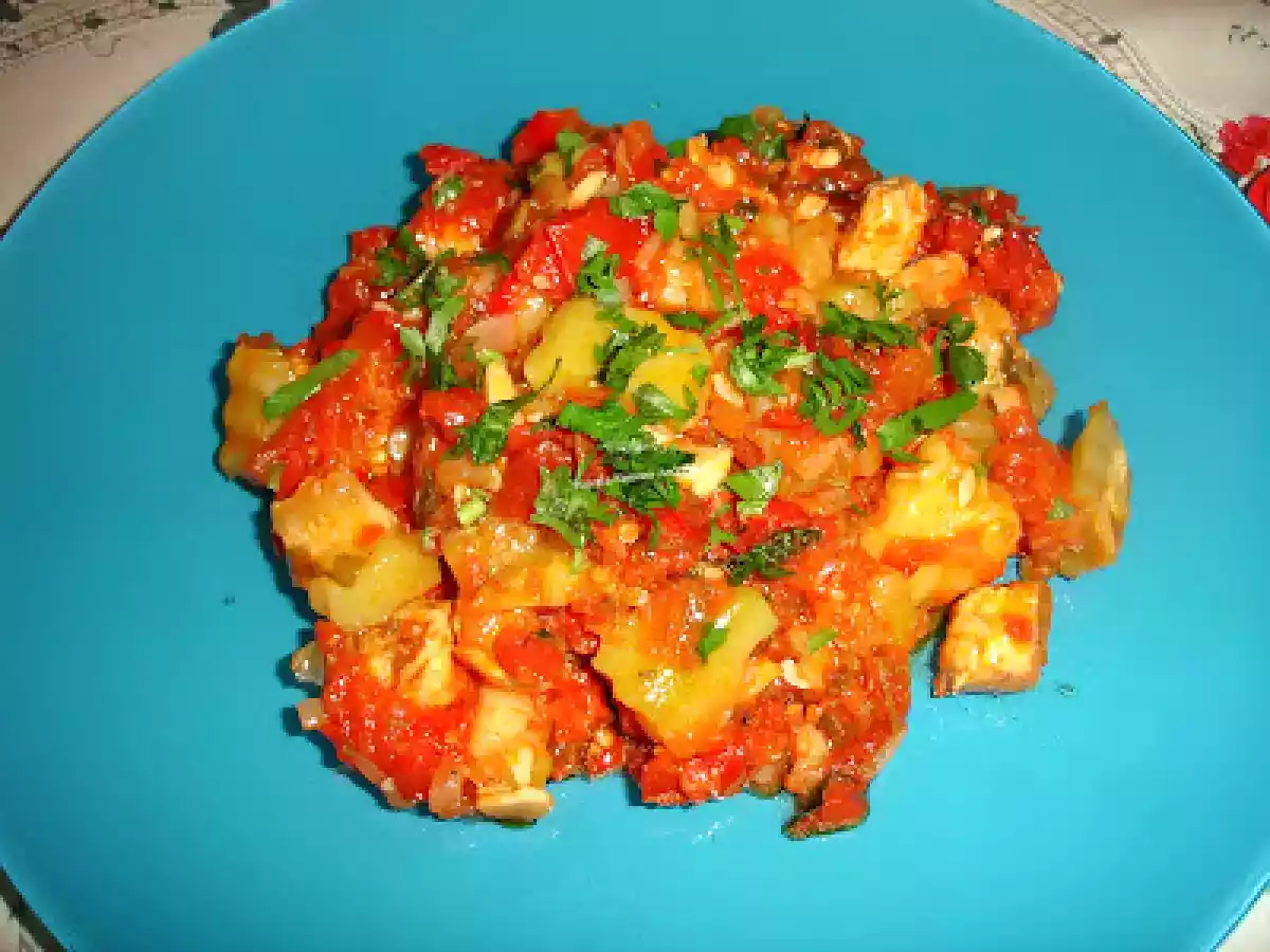 Mancare de dovlecei cu piept de pui si rosii - poza 5