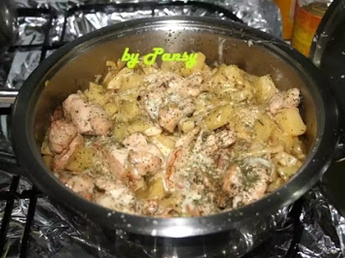 Mancare de fasole verde cu mozzarella