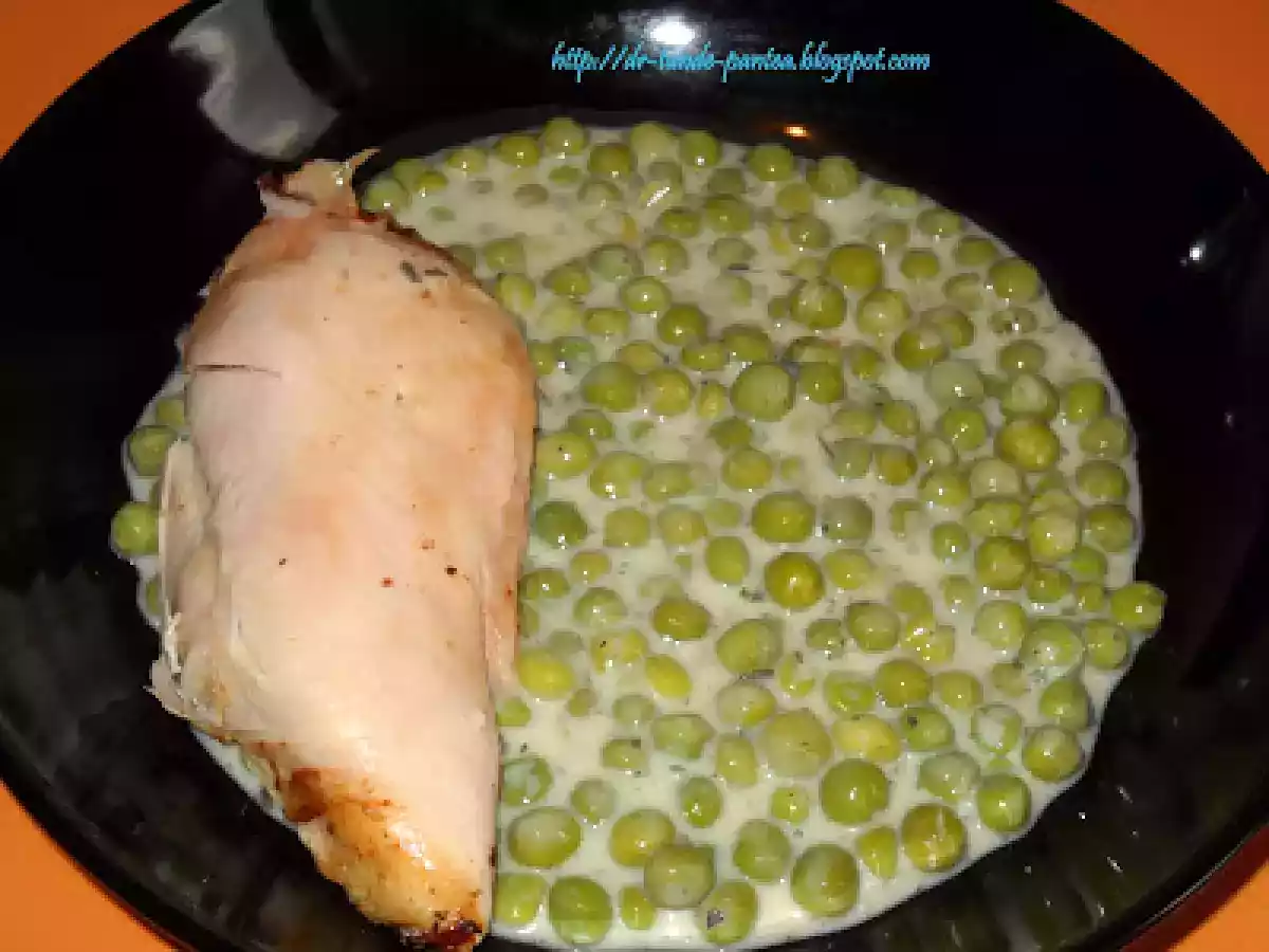 Mancare de mazare cu pui la cutor - poza 6