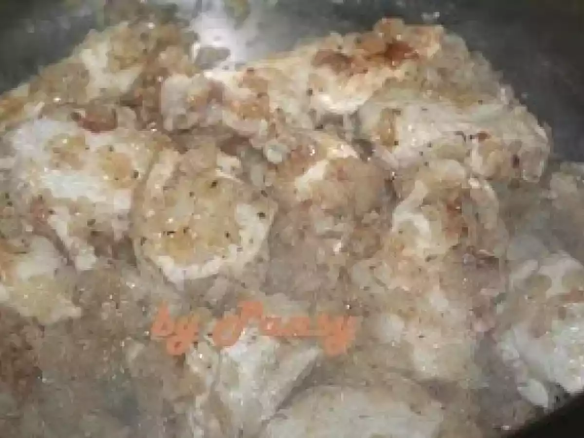 Mancare de mazare, mozzarella si pui - poza 2