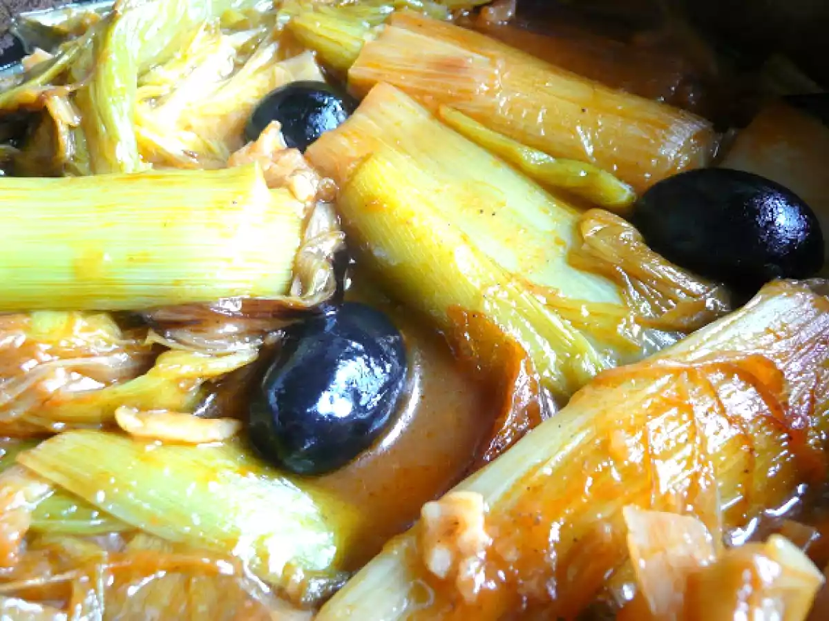 Mancare de praz cu masline