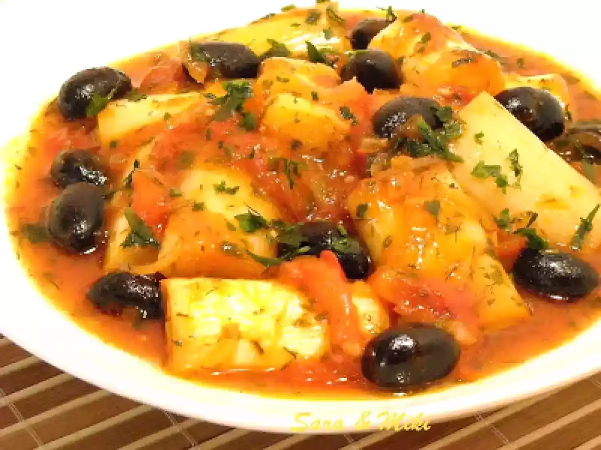 Mancare de praz cu masline