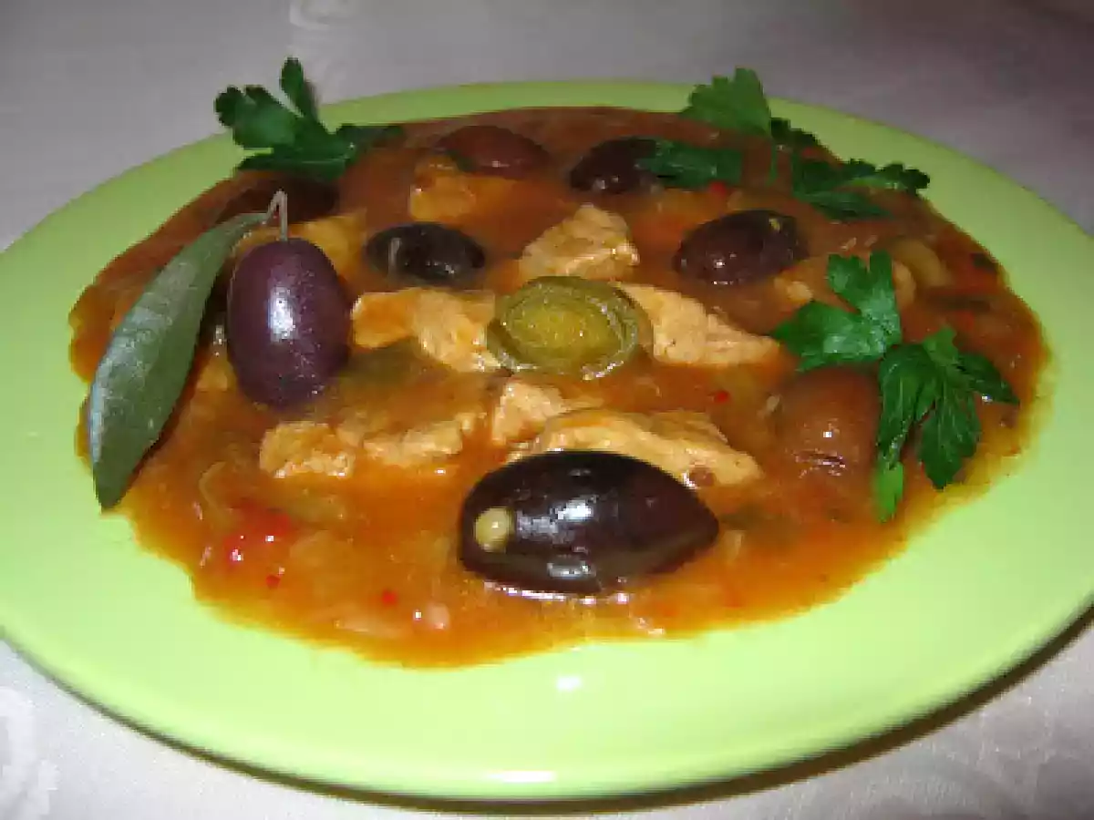 Mâncare de praz cu msline i porc - poza 3