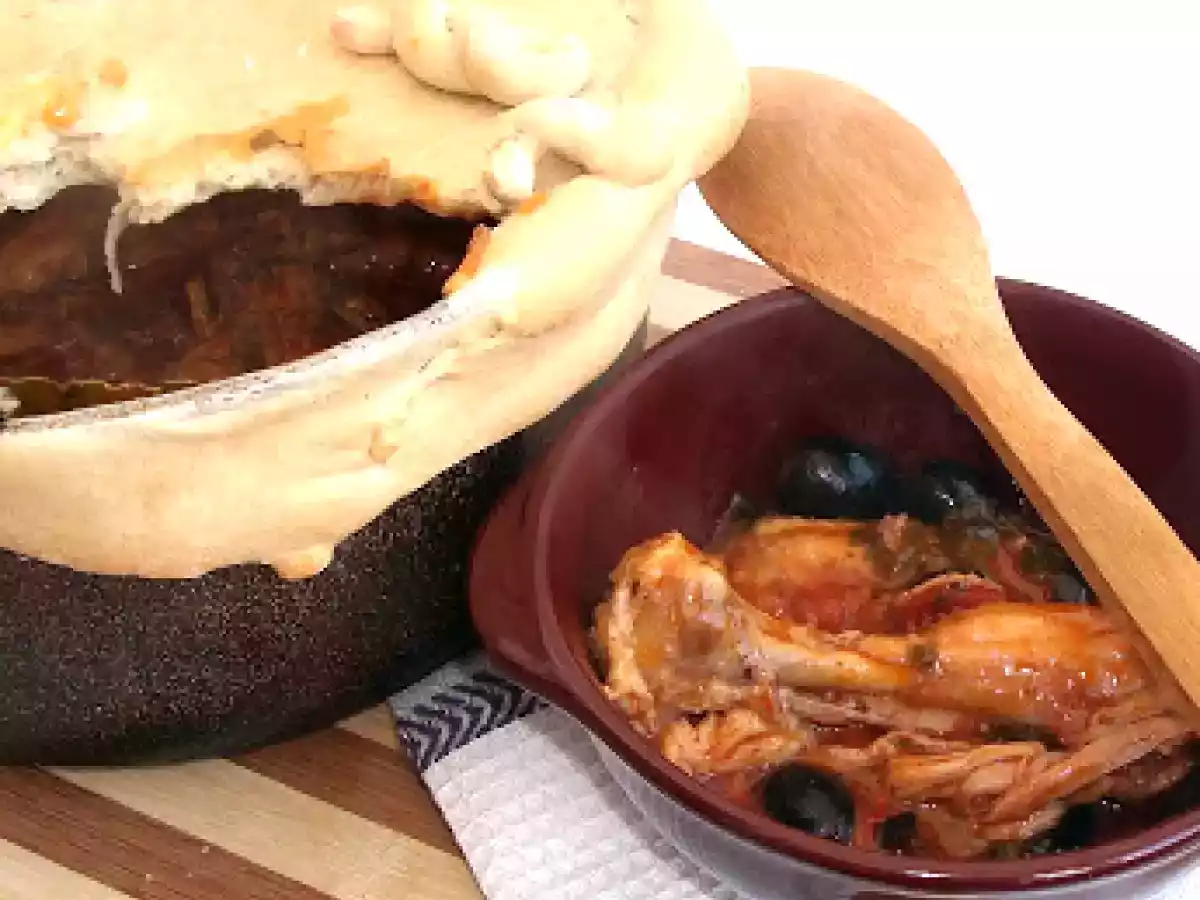 Mancare de pui sub capac de paine - poza 2