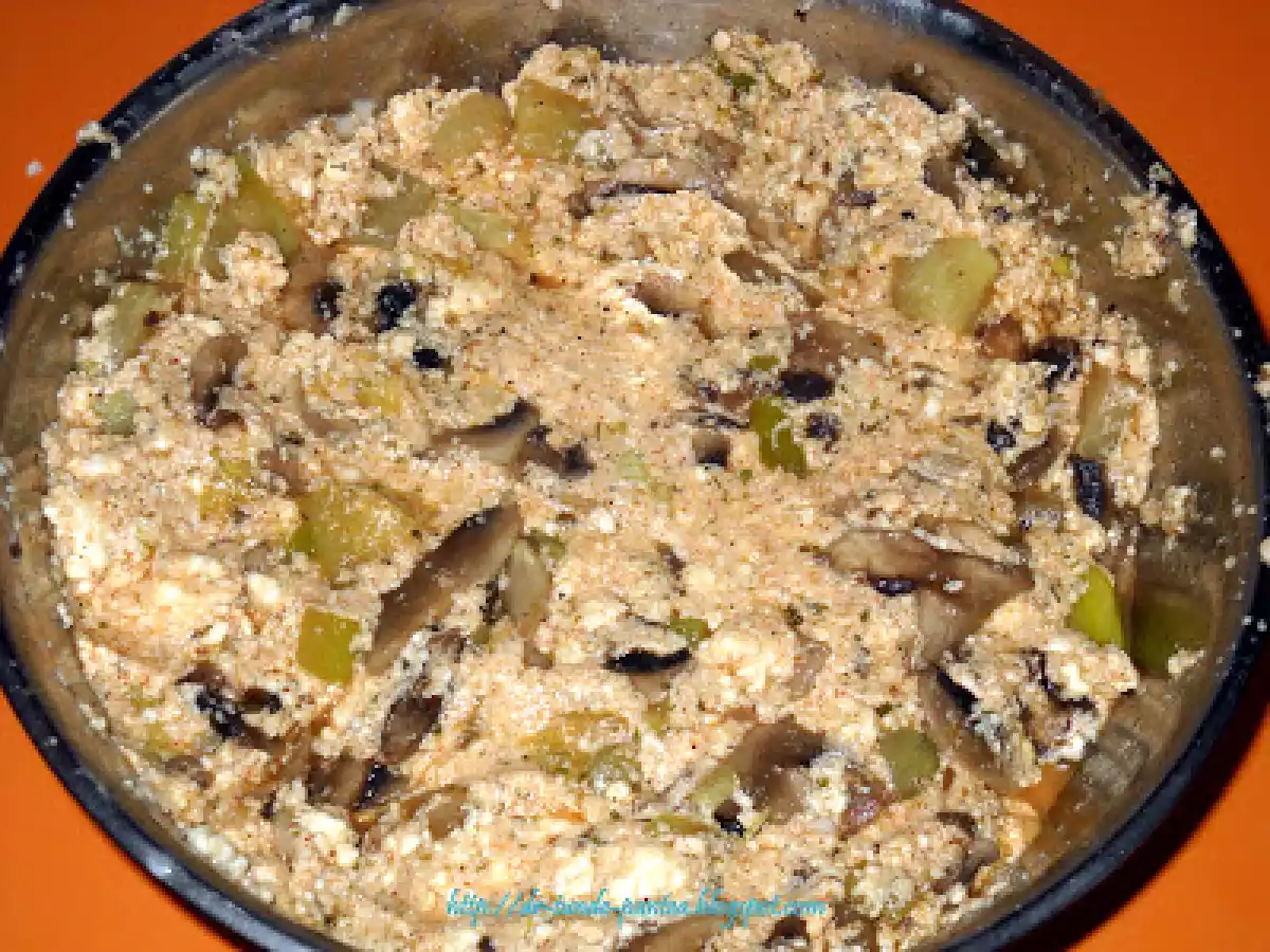 Mancare de vinete cu chec din legume si urda (Montignac) - poza 13