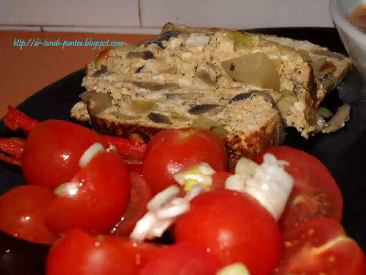 Mancare de vinete cu chec din legume si urda (Montignac) - poza 20