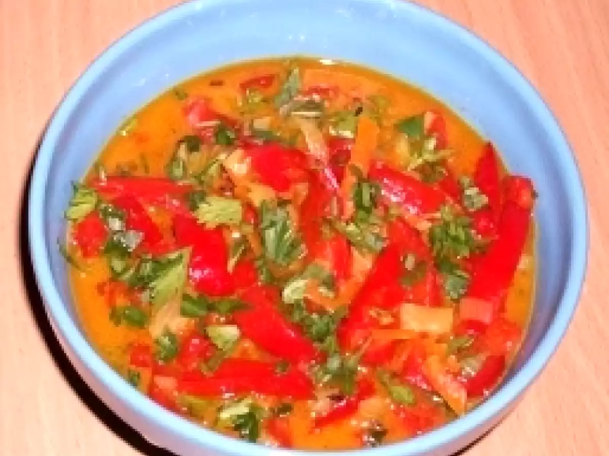 Mancare indiana de ardei capia