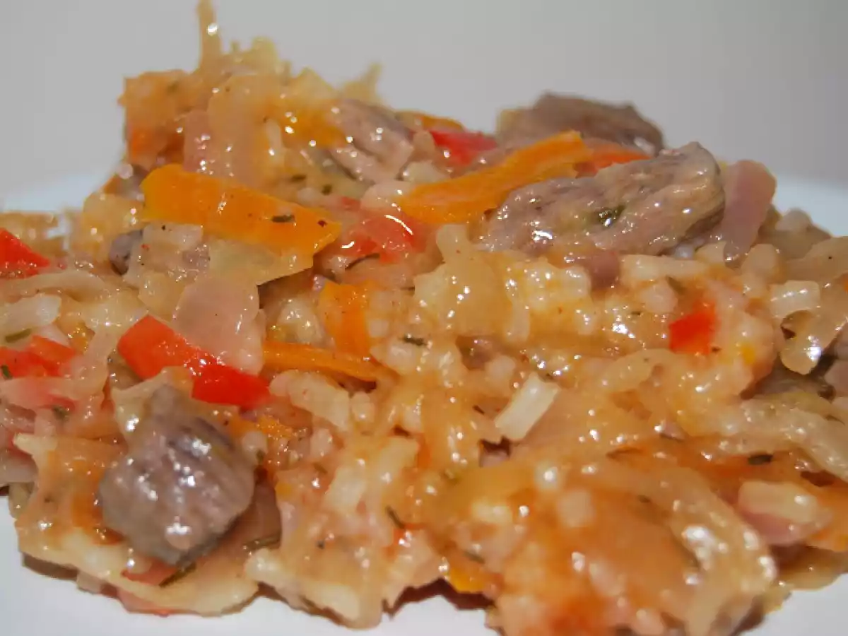 Mancarica cu varza acra si carne de vita - poza 3