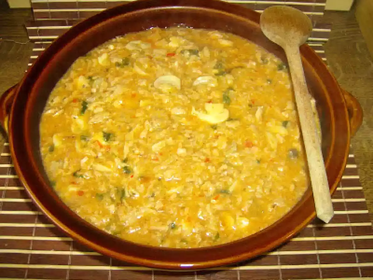 Mancarica de soia cu ciuperci