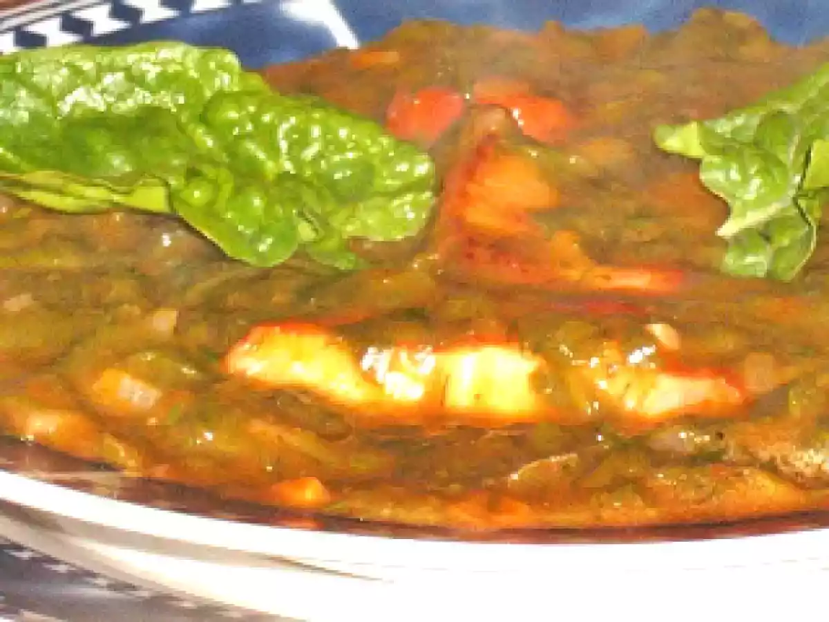 Mancarica de spanac verde cu costita afumata - poza 5