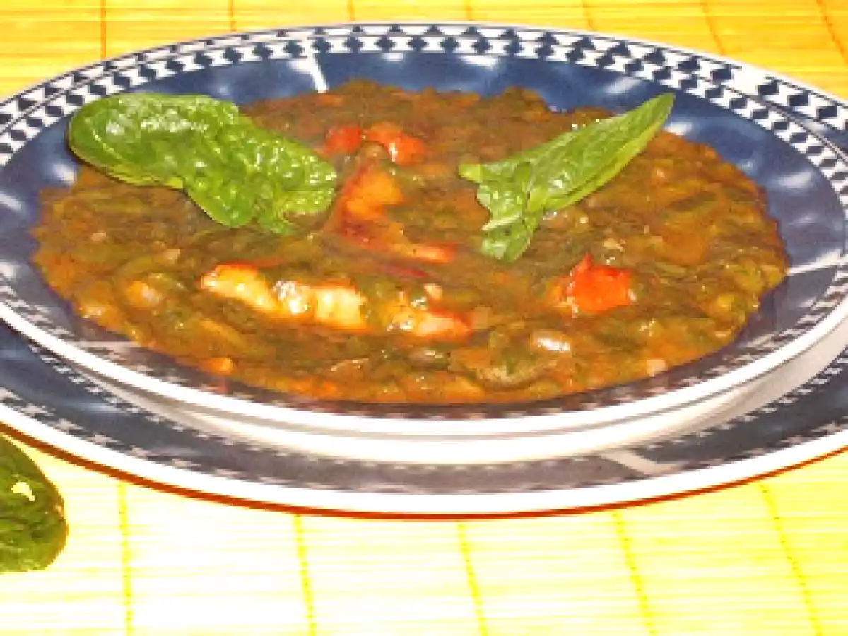 Mancarica de spanac verde cu costita afumata - poza 6