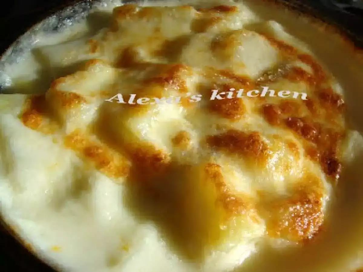 Manzat la tava cu garnitura gratinata - poza 7