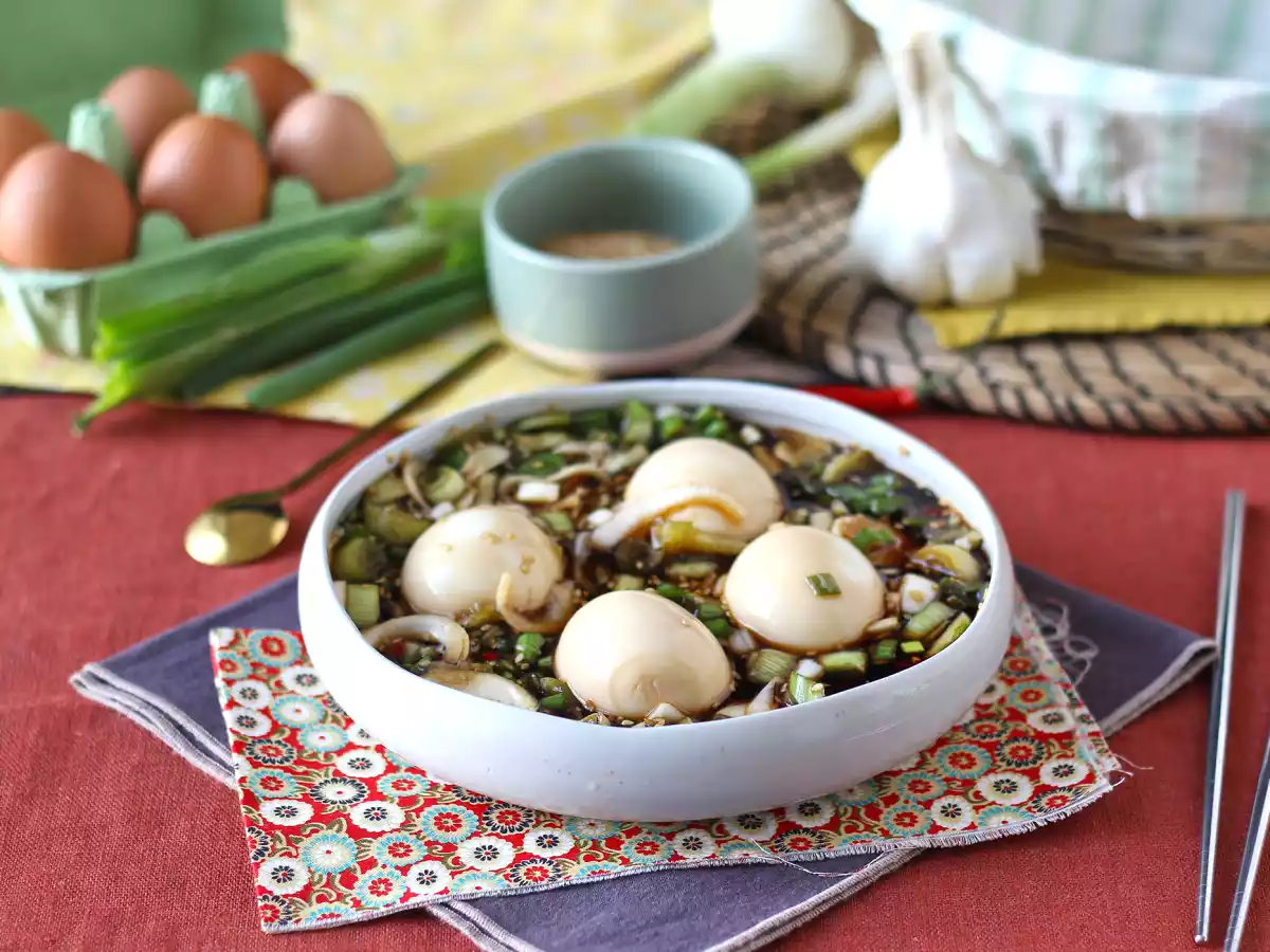 Mayak Gyeran - ouă marinate coreene - poza 2