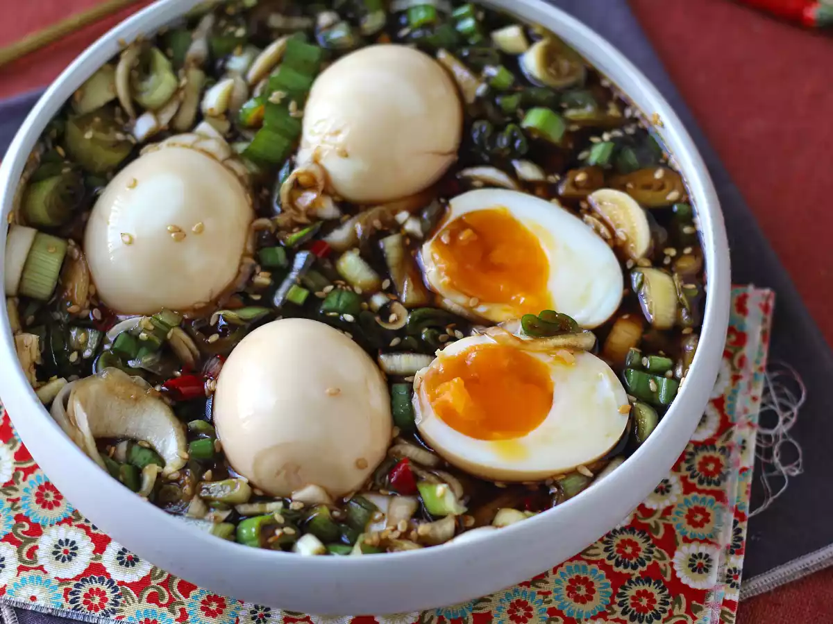 Mayak Gyeran - ouă marinate coreene - poza 3