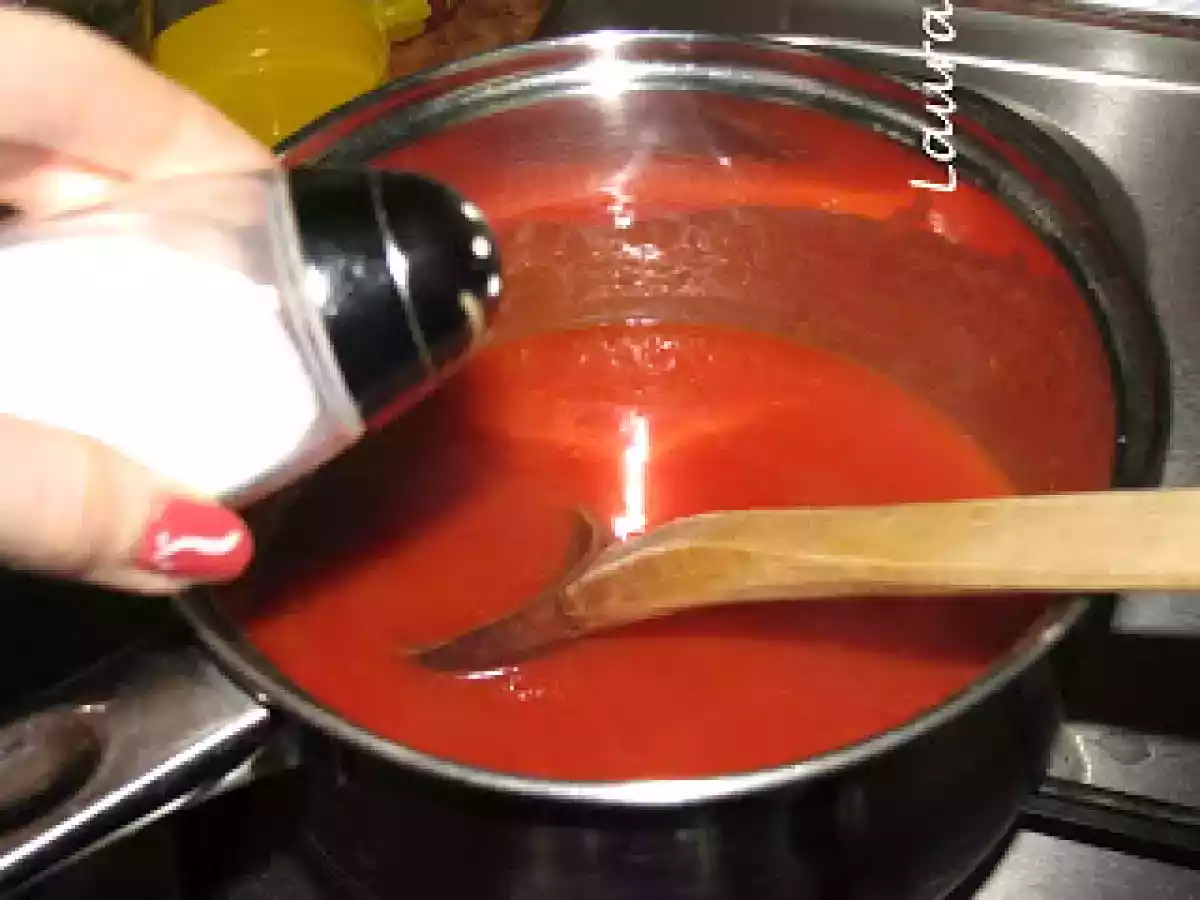 Mazare verde boabe in sos de rosii - poza 5