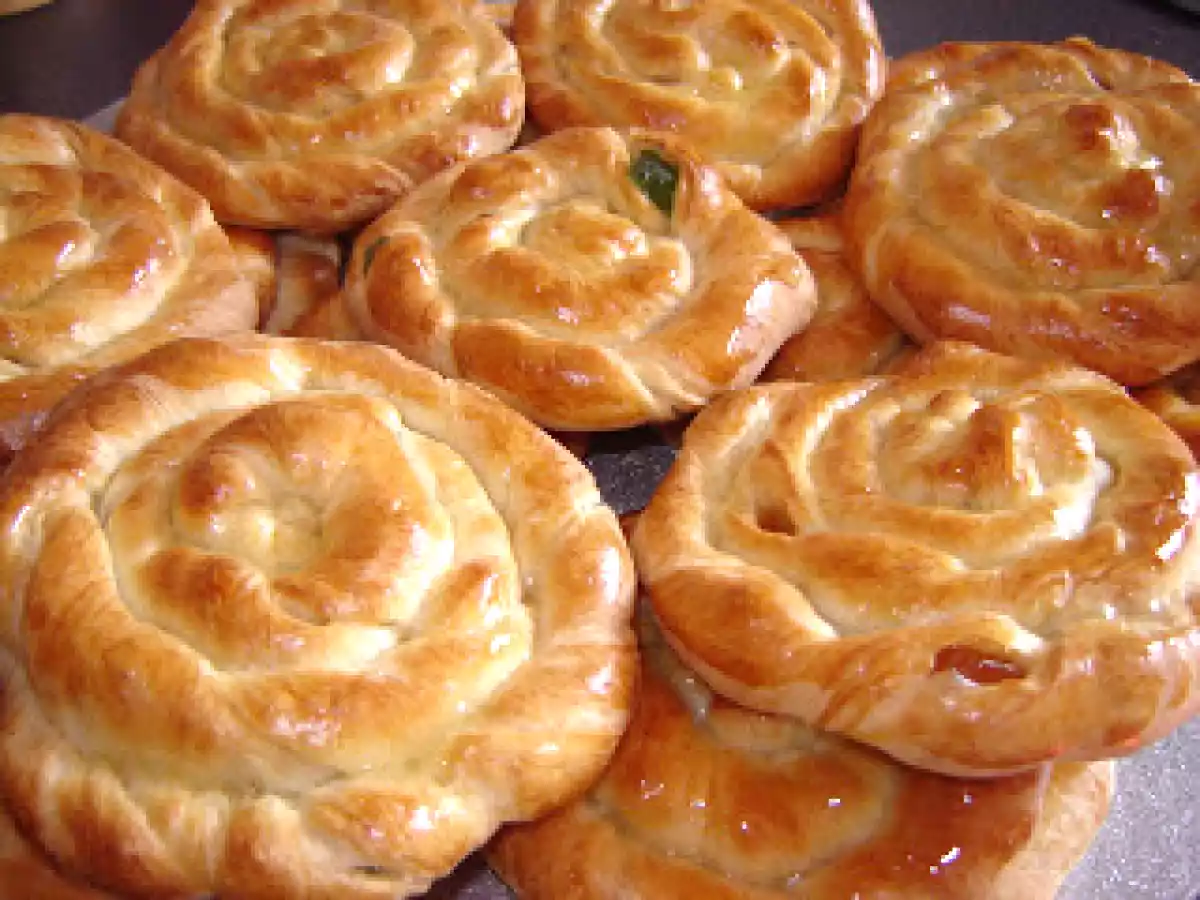 Melci cu rahat si miere / Turkish delight and honey rolls - poza 2