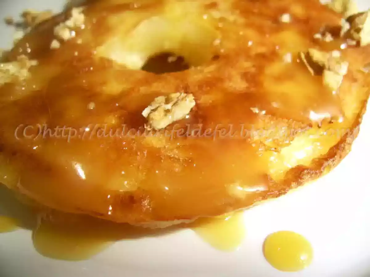 Mere prajite cu nuca si caramel - poza 3