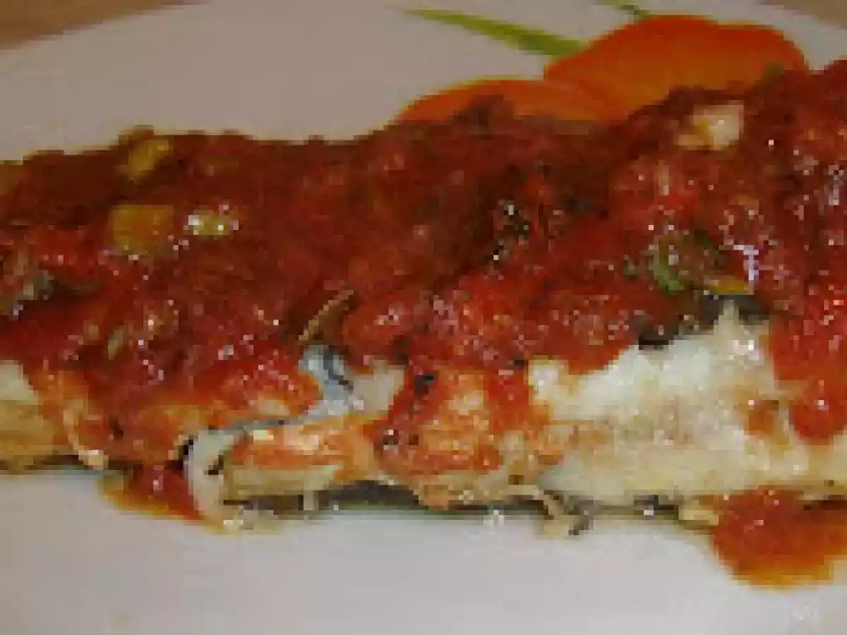 Merluciu in sos de rosii la cuptor - poza 2