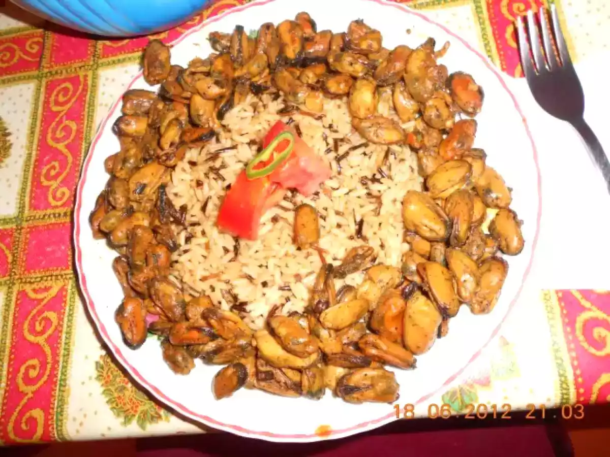 Midii cu orez salbatic