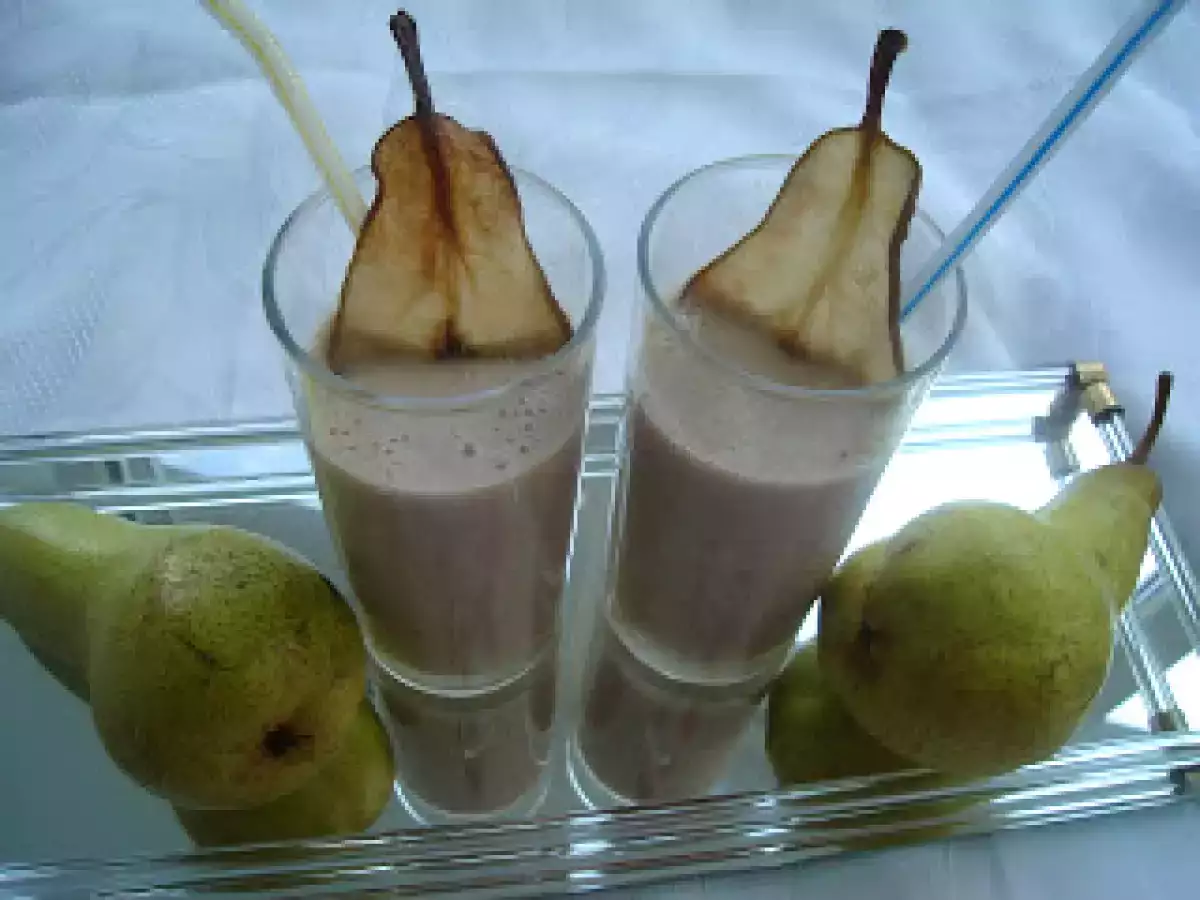 Milkshake de banane cu pere - poza 3
