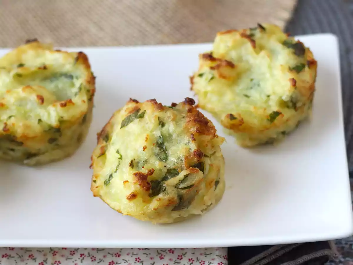 Mini brioșe cu piure de cartofi - poza 3