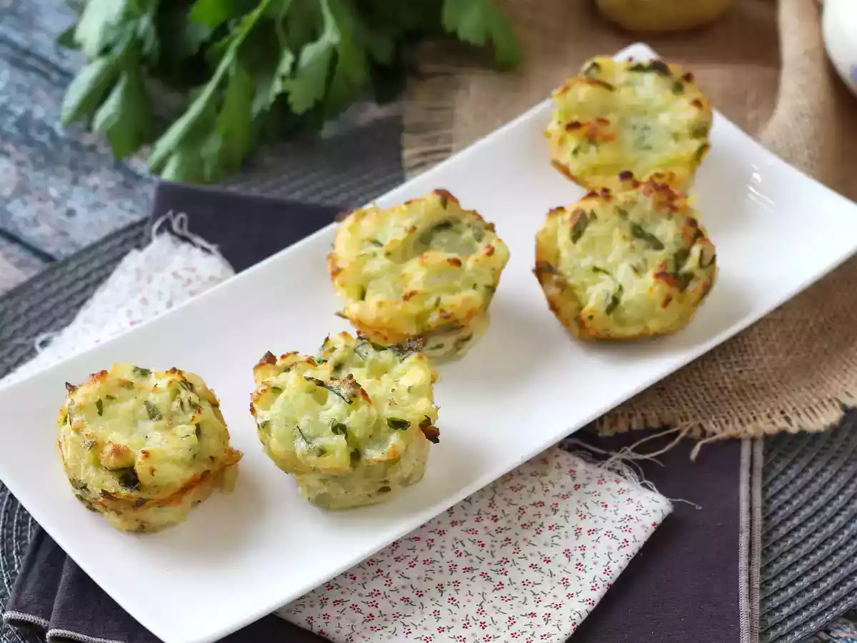 Mini brioșe cu piure de cartofi - poza 4