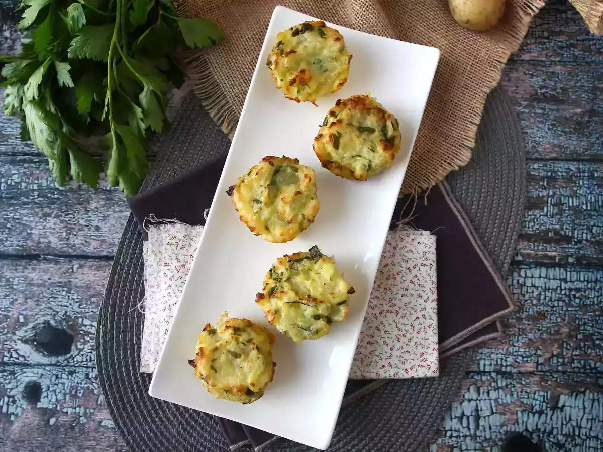 Mini brioșe cu piure de cartofi - poza 6