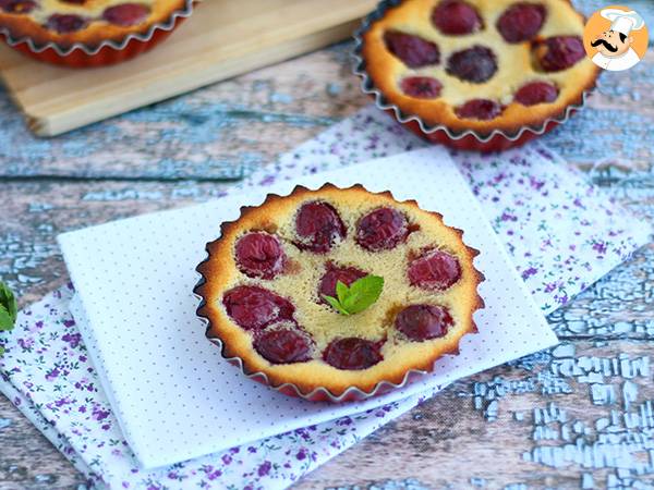 Mini clafoutis cu cirese, fara gluten