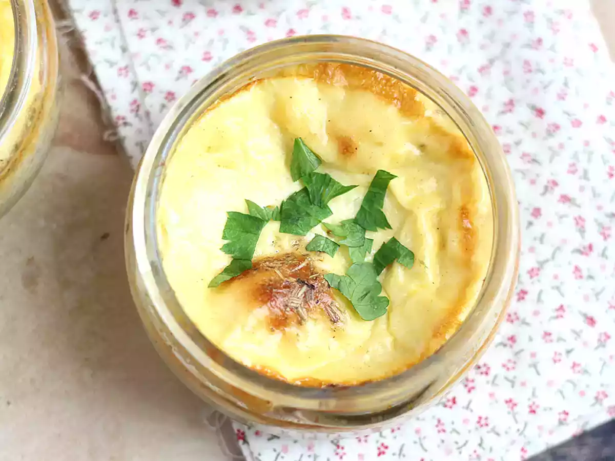 Mini flan cu ton - poza 2