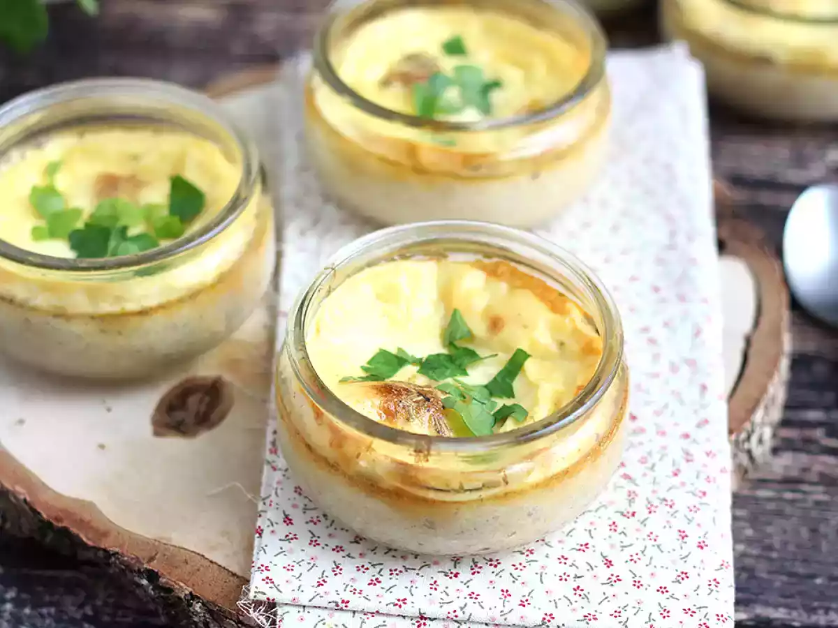 Mini flan cu ton - poza 3