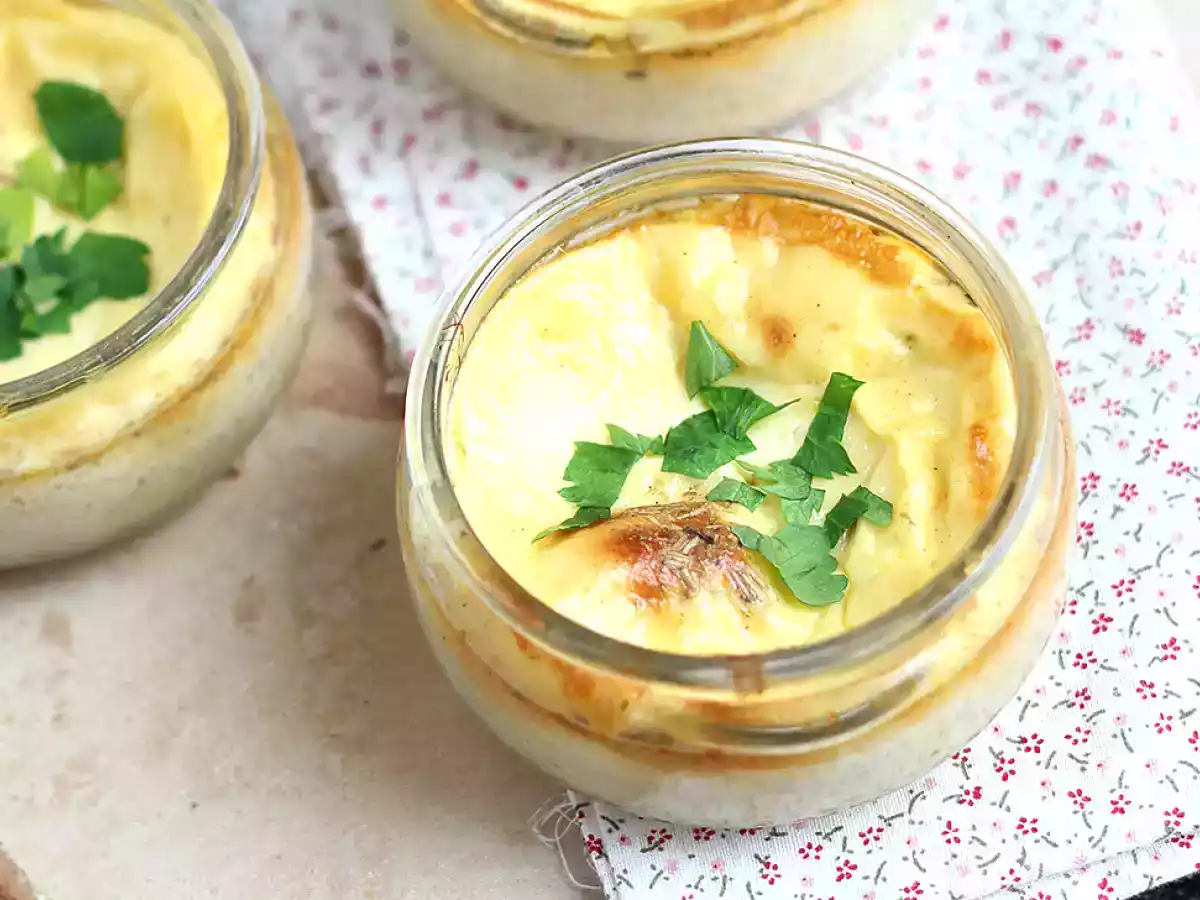 Mini flan cu ton - poza 4