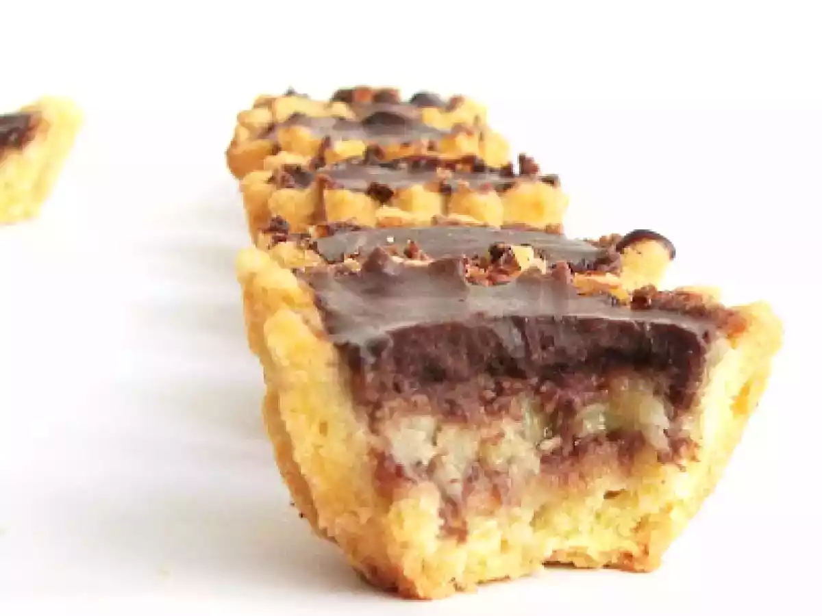 Mini-tarte cu banane si ciocolata - poza 2