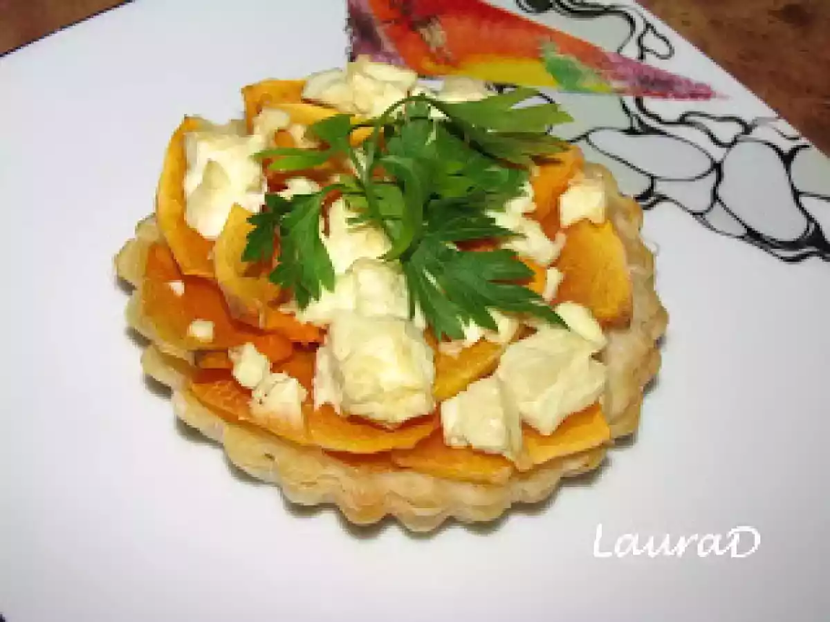 Mini-tarte pufoase cu dovleac si branza feta - poza 4
