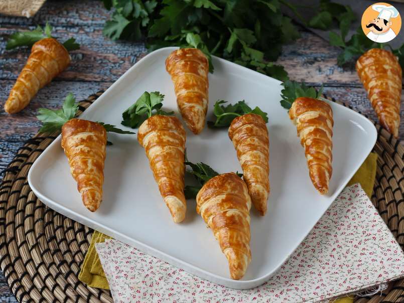 Morcovi din foitaj - aperitivul drăguț de Paște, poza 1