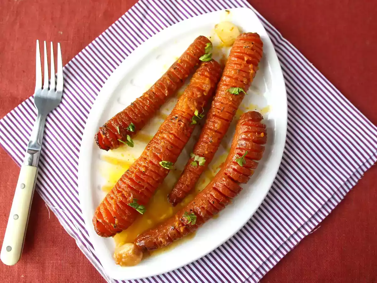 Morcovi în sos de miere și clementine - poza 4