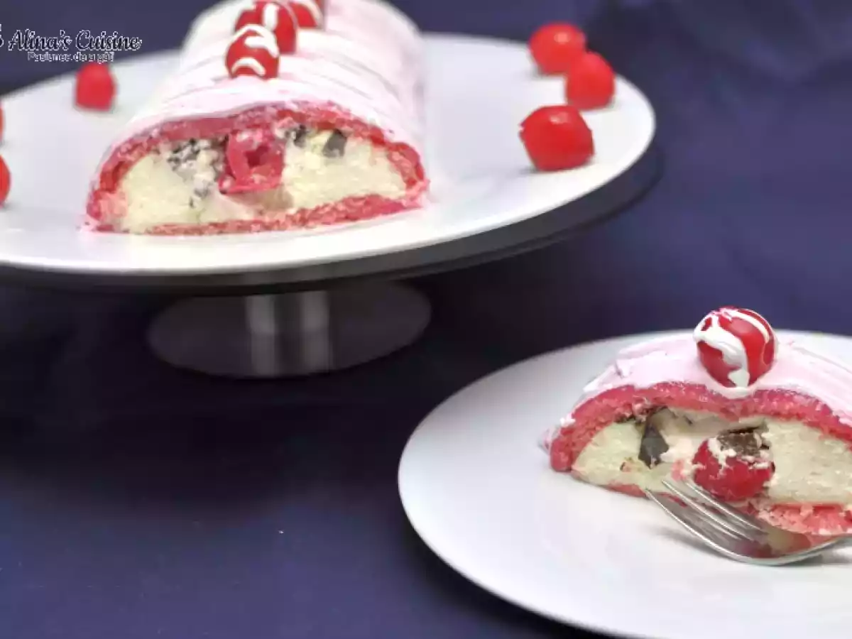 Mousse bavarez cu ciocolata alba