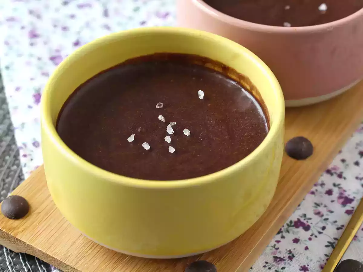 Mousse de ciocolată perfectă, ultra gourmet, cu un strop de sare - poza 8
