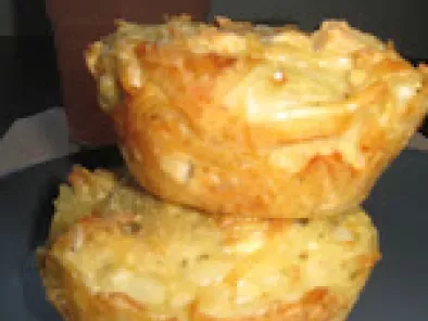 Muffins (briose) sarate cu paste