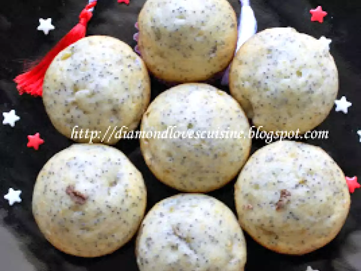Muffins cu banane si mac - pufoase si aromate! - poza 10