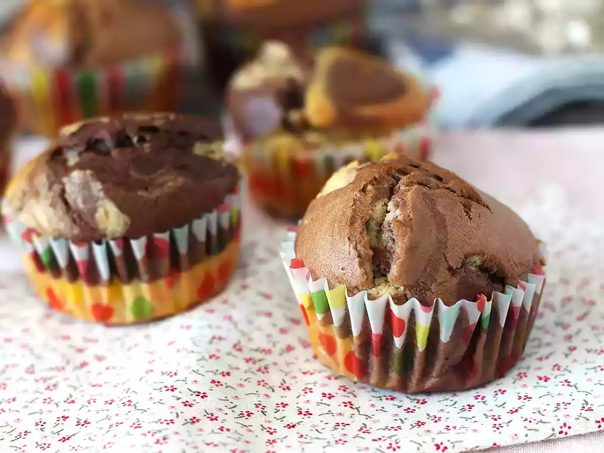 Muffins marmorate - poza 2