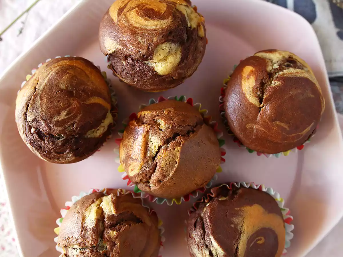 Muffins marmorate - poza 3